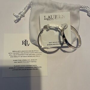 Lauren Ralph Lauren women hoop earrings